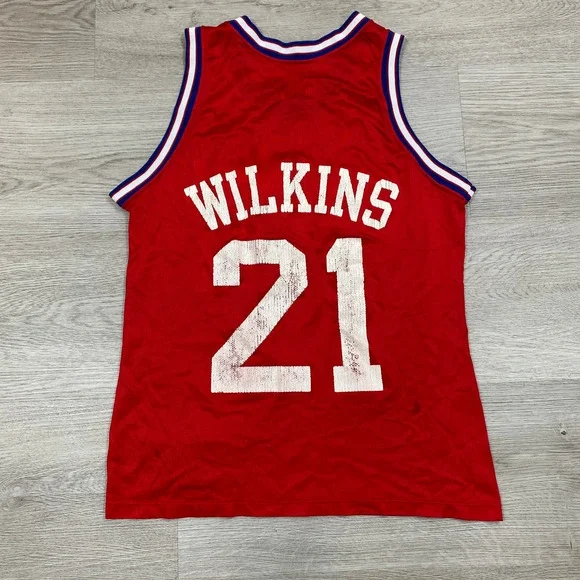 Vintage Champion LA Clippers Dominique Wilkins Jersey Men's 40 / M
